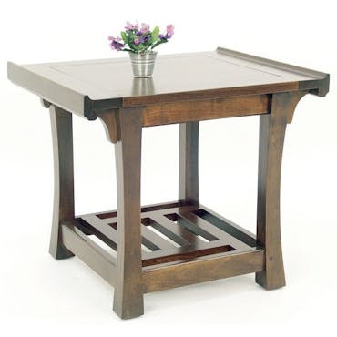  Table de chevet hévéa 60x50x51cm MAORI