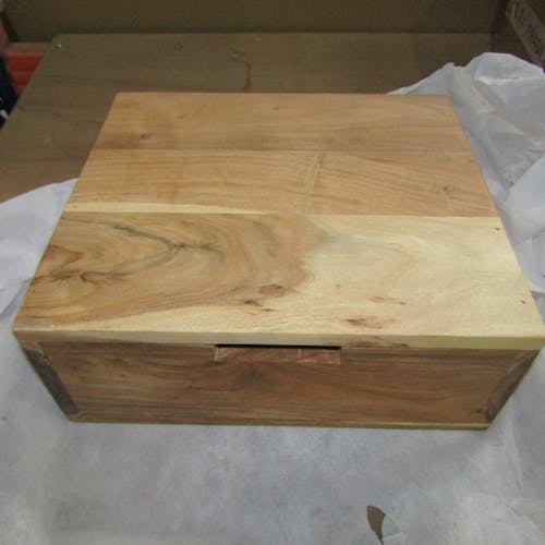 Table de chevet suspendue en bois et métal MELBOURNE