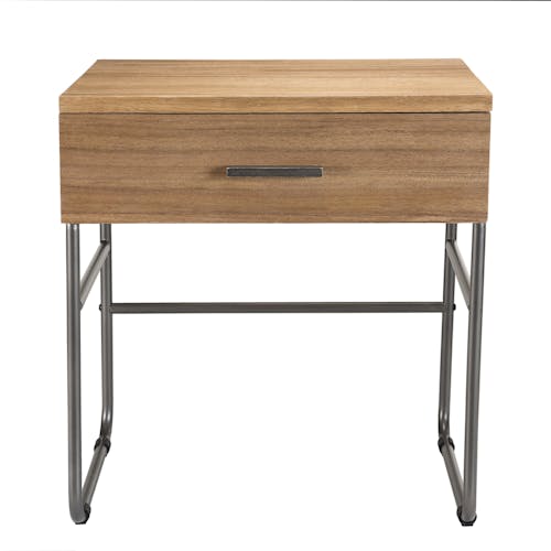 Table de chevet bois style rétro CARPATES