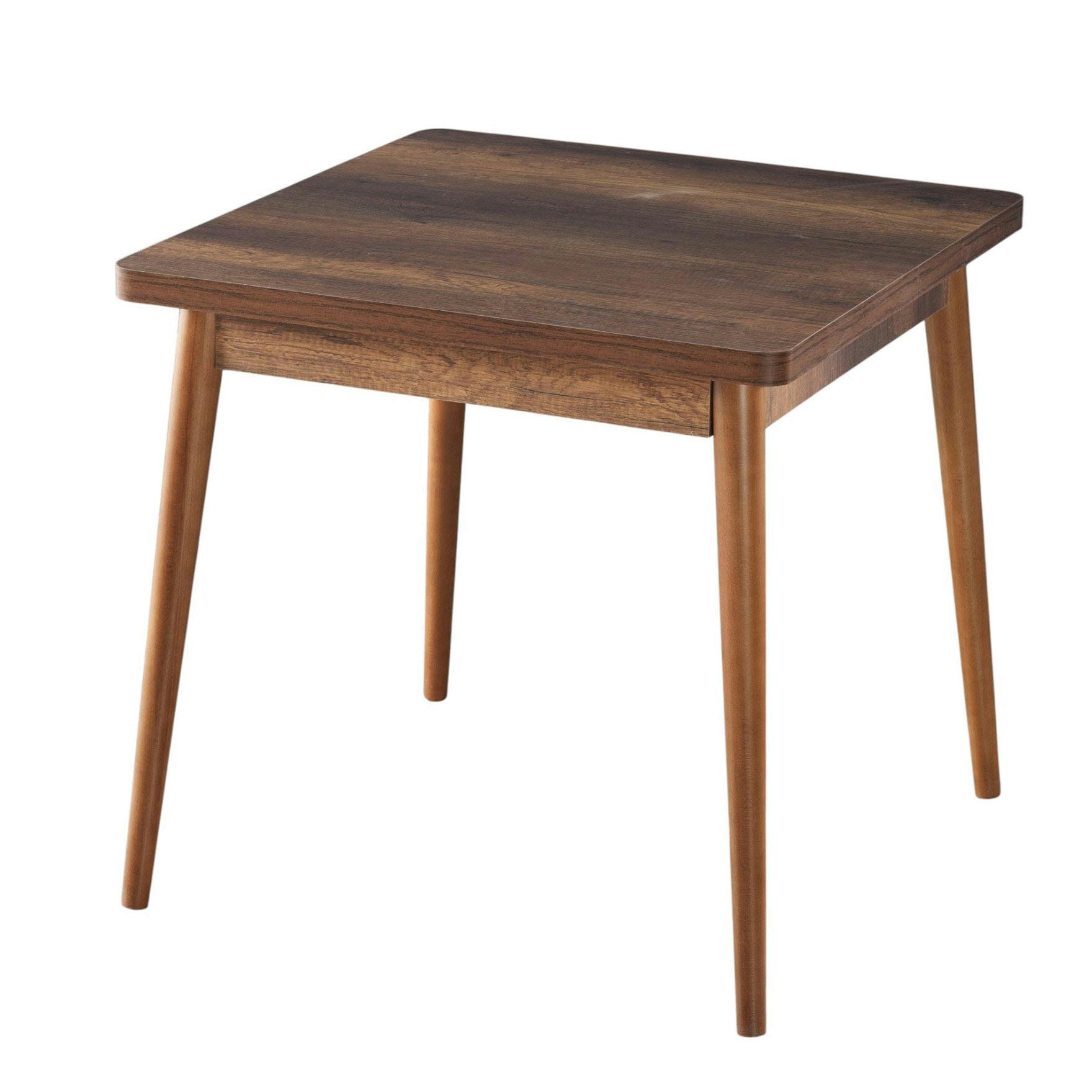 Table à Manger 100 x 100 x 80 cm, Table de Cuisine Carrée pour 4 Personnes pour Salle à Manger