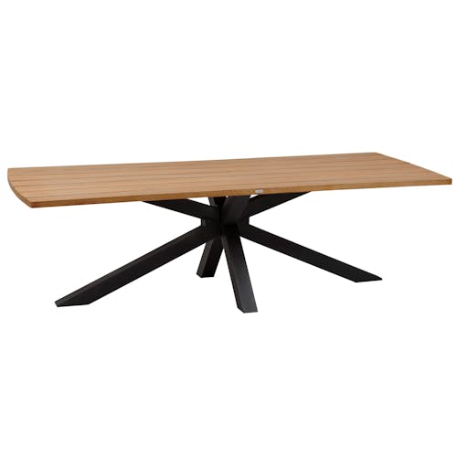 Table de jardin en bois d'acacia et aluminium 260 cm IBIZA