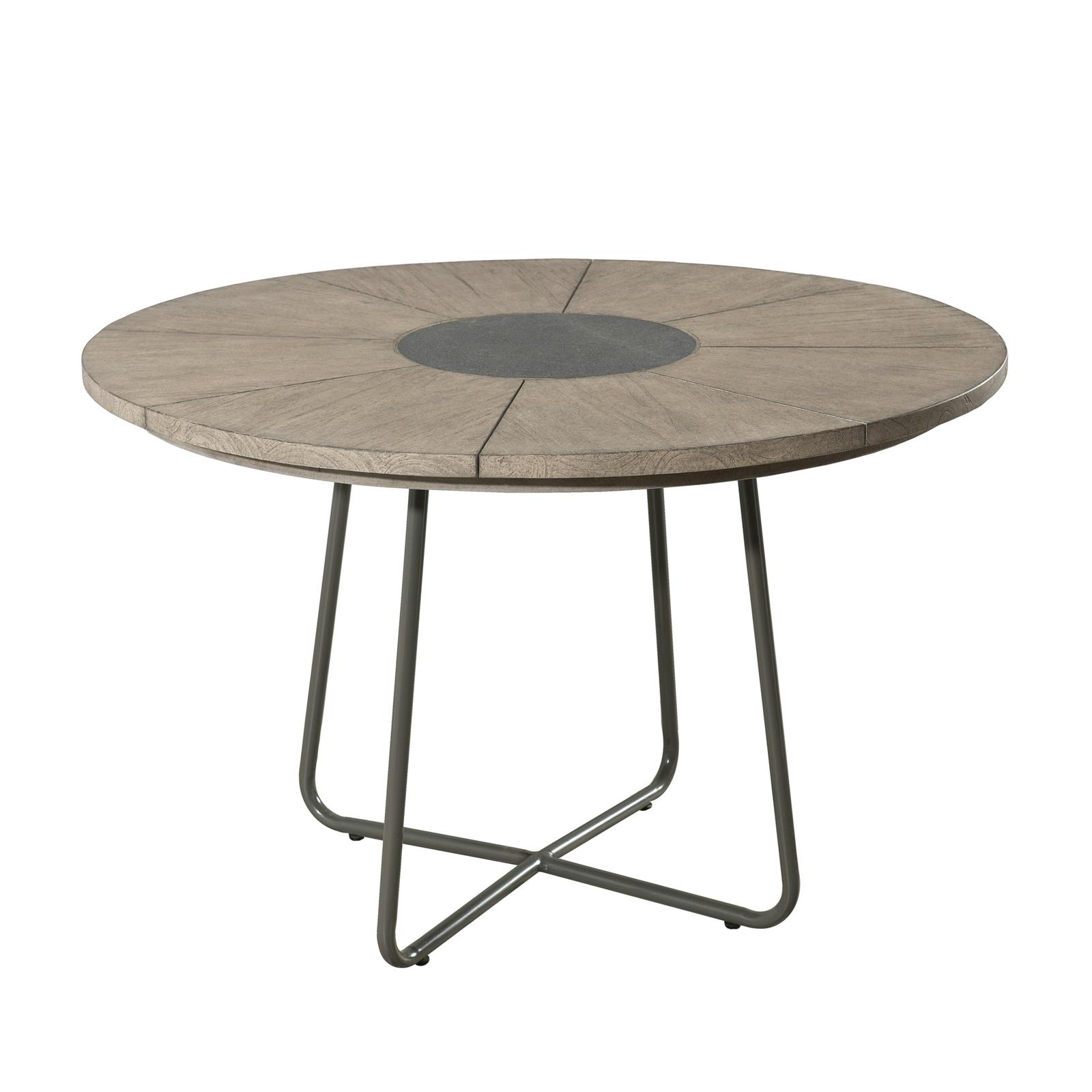 Table de Jardin en Teck Pierre D120cm DETROIT ref. 30020816