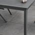 Table de jardin extensible en aluminium gris ardoise 194/314 cm OSLO