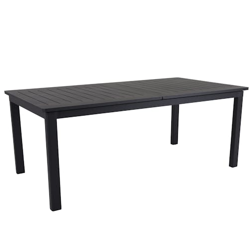 Table de jardin extensible en aluminium gris ardoise 194/314 cm OSLO