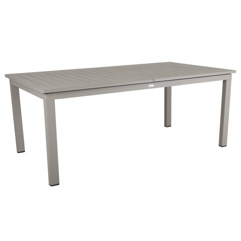 Table de jardin extensible en aluminium gris sable 194/314 cm OSLO