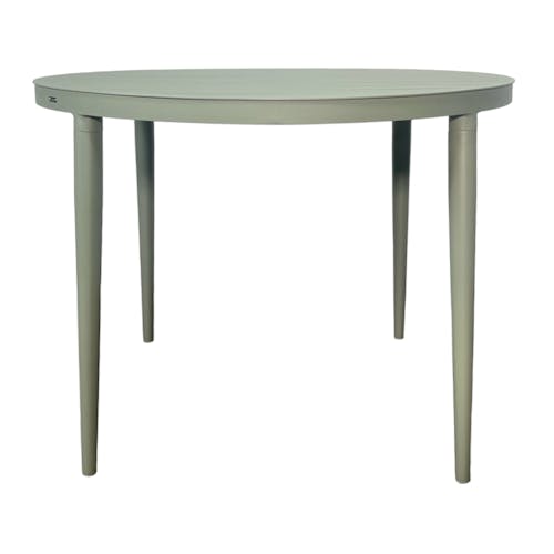 Table de jardin ronde en aluminium vert argile Ø 100 cm STOCKHOLM