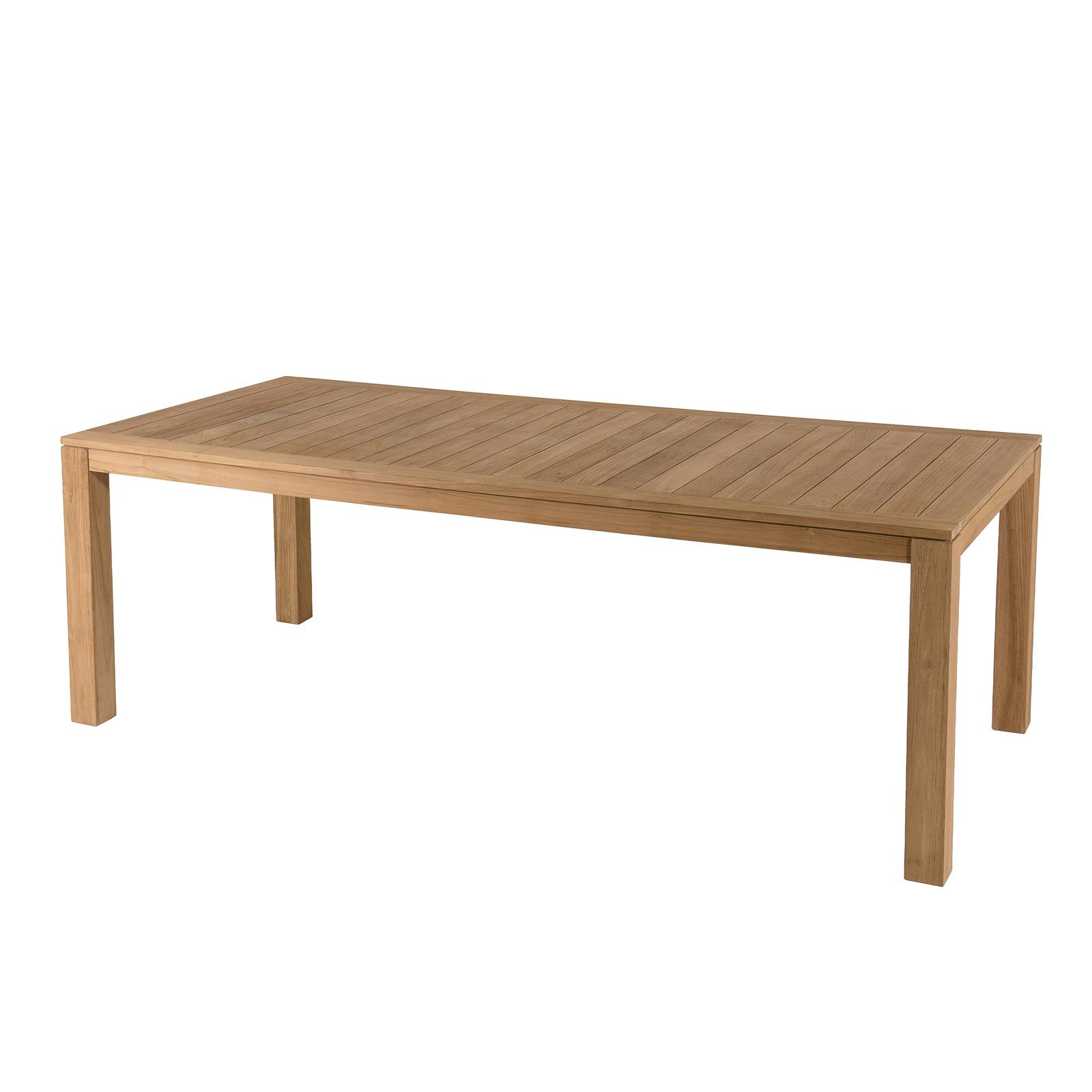 Table de Jardin Teck 220x100x77cm BERGEN ref. 30020832