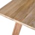 Table de repas 220 cm en bois teck massif naturel