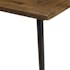 Table de repas bois recyclé motif épis 220 cm KORKAI