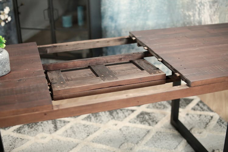 Table de repas extensible bois recyclé 180-240 cm SAMOA