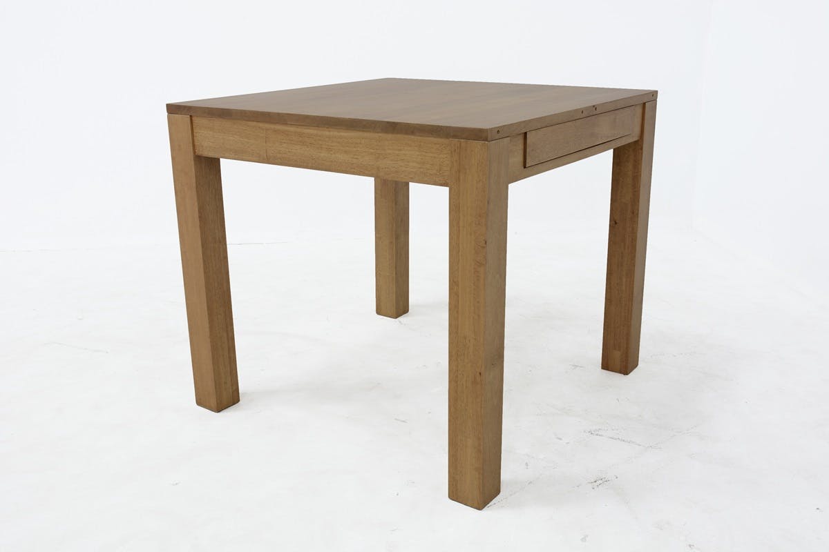 Table de repas extensible Hévéa 85/147x85x76cm HELENA