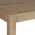 Table a manger extensible en bois naturel de style contemporain