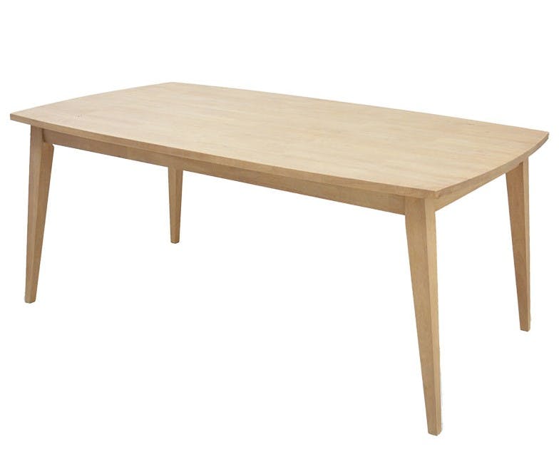 Table de repas Hévéa 180x100x76cm SIXTIES