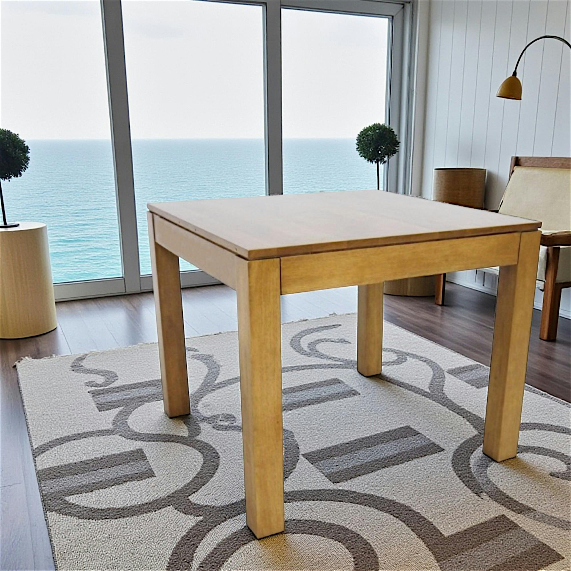 Table de repas Hévéa 80x80x74cm GALA