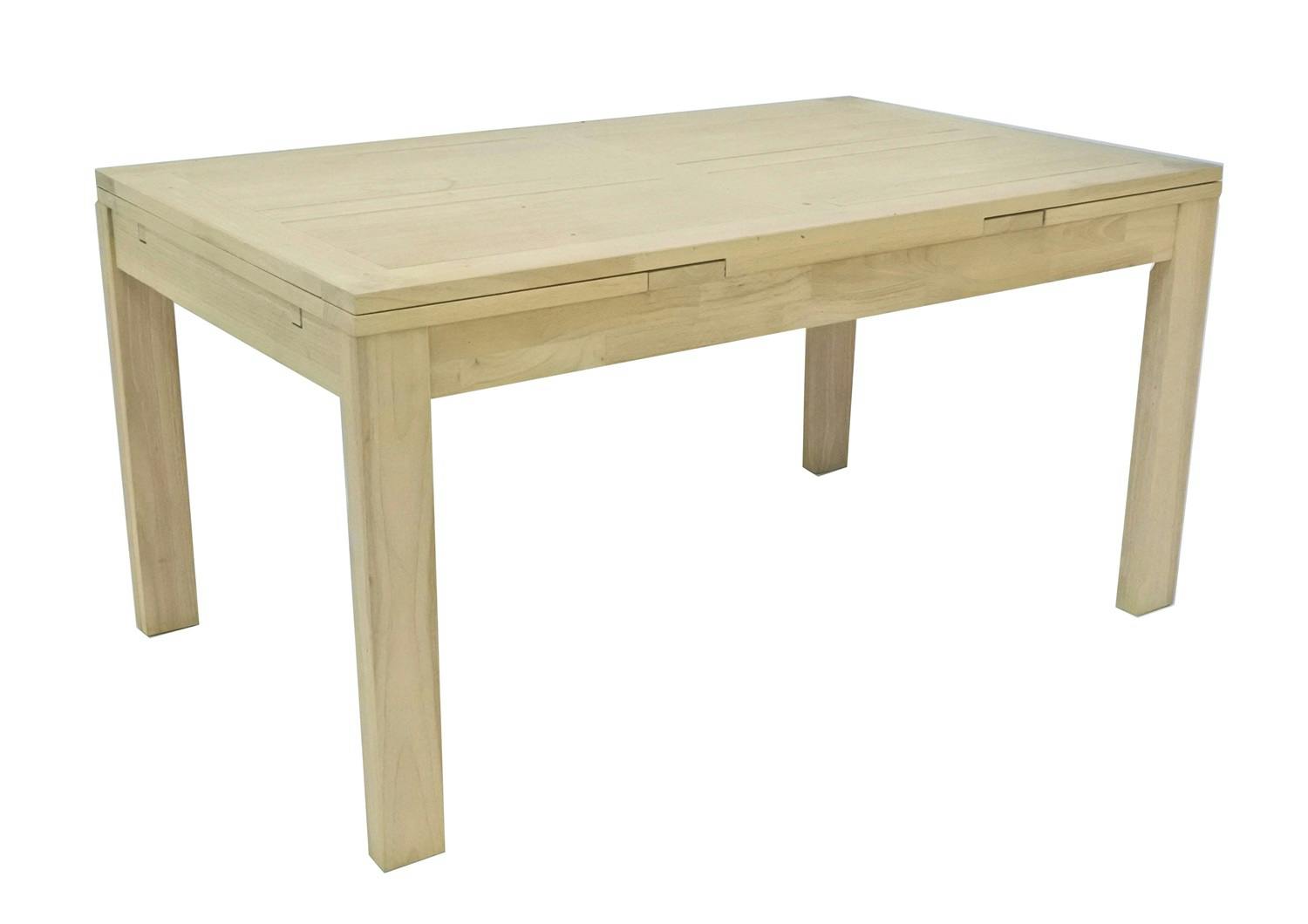 Table de repas Hévéa extensible 150/230x90x76cm OLGA