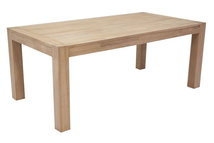 Table de repas Hévéa extensible 190/250x100x76cm ATTAN