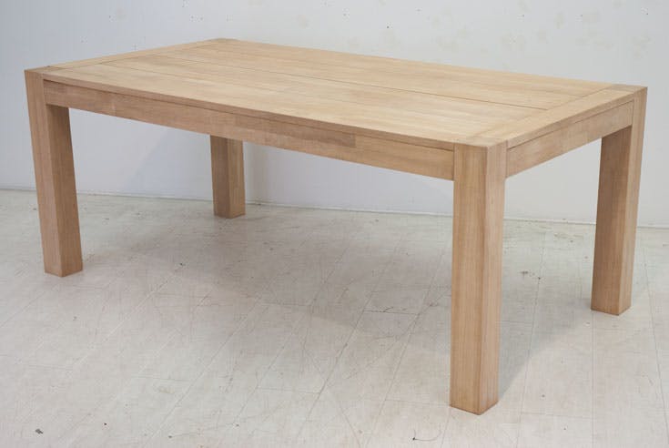 Table de repas Hévéa extensible 190/250x100x76cm ATTAN