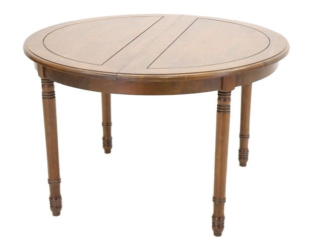 Table de repas Hévéa extensible D120x76cm /160x120x76cm TRADITION