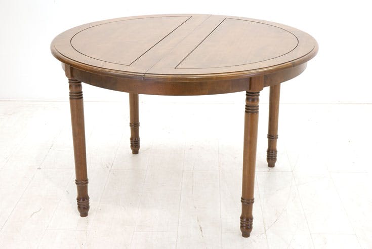 Table de repas Hévéa extensible D120x76cm /160x120x76cm TRADITION