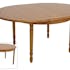 Table de repas Hévéa extensible D120x76cm /160x120x76cm TRADITION