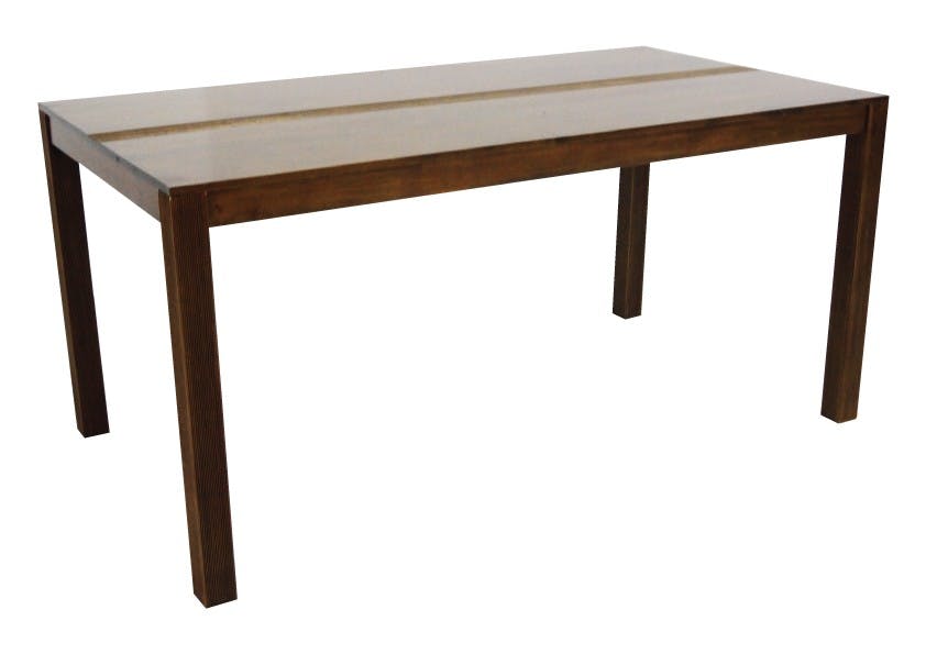 Table de repas rectangle Hévéa 160x85x76cm GALA