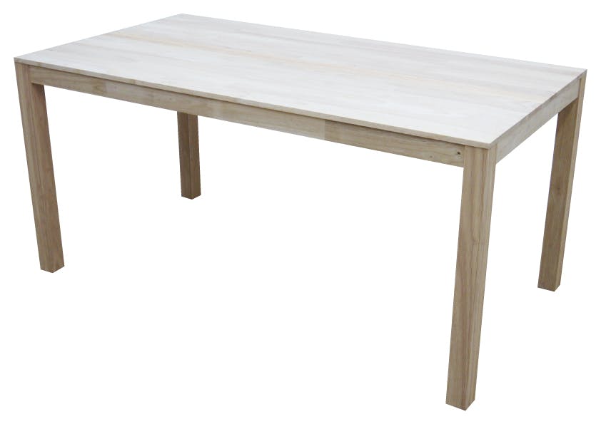 Table de repas rectangle Hévéa 160x85x76cm GALA