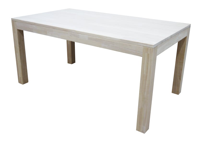 Table de repas rectangle Hévéa 160x90x76cm HELENA