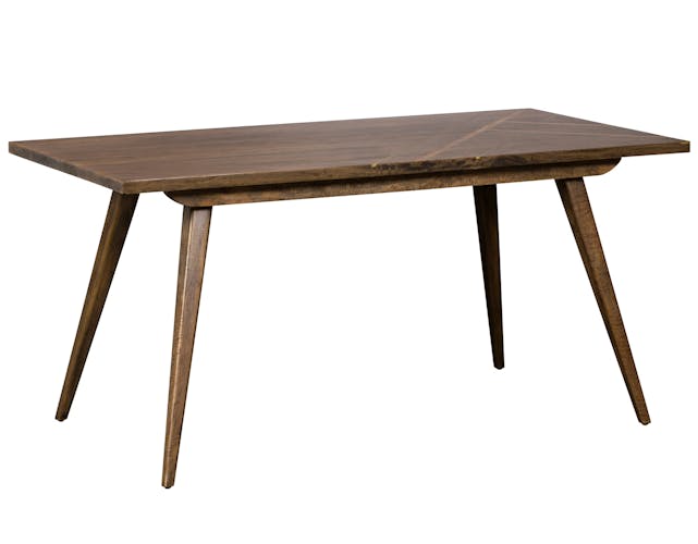 Table de salle à manger en bois et marqueterie 160 cm JAKARTA