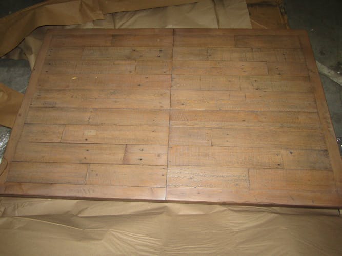 Table de salle à manger extensible en bois recyclé 140-180 cm AUCKLAND