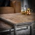 Table de salon gigogne bois recyclé carrée GM (2 pièces) OMSK
