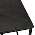 Tables basses gigognes triangulaires en metal dore et noir style contemporain