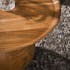 Table de salon ronde forme organique en bois d'acacia massif MELBOURNE