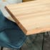 Table extensible design en bois de chêne blanc et verre 200 cm MESSINE