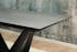 Table en céramique extensible avec pied central design 180-240 LOMBARDIE