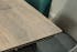 Table en céramique extensible oblongue effet bois brun 180-280 cm LOMBARDIE