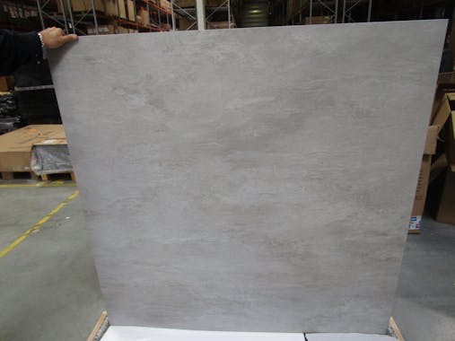 Table en céramique grise carrée 140 cm FLORENCE