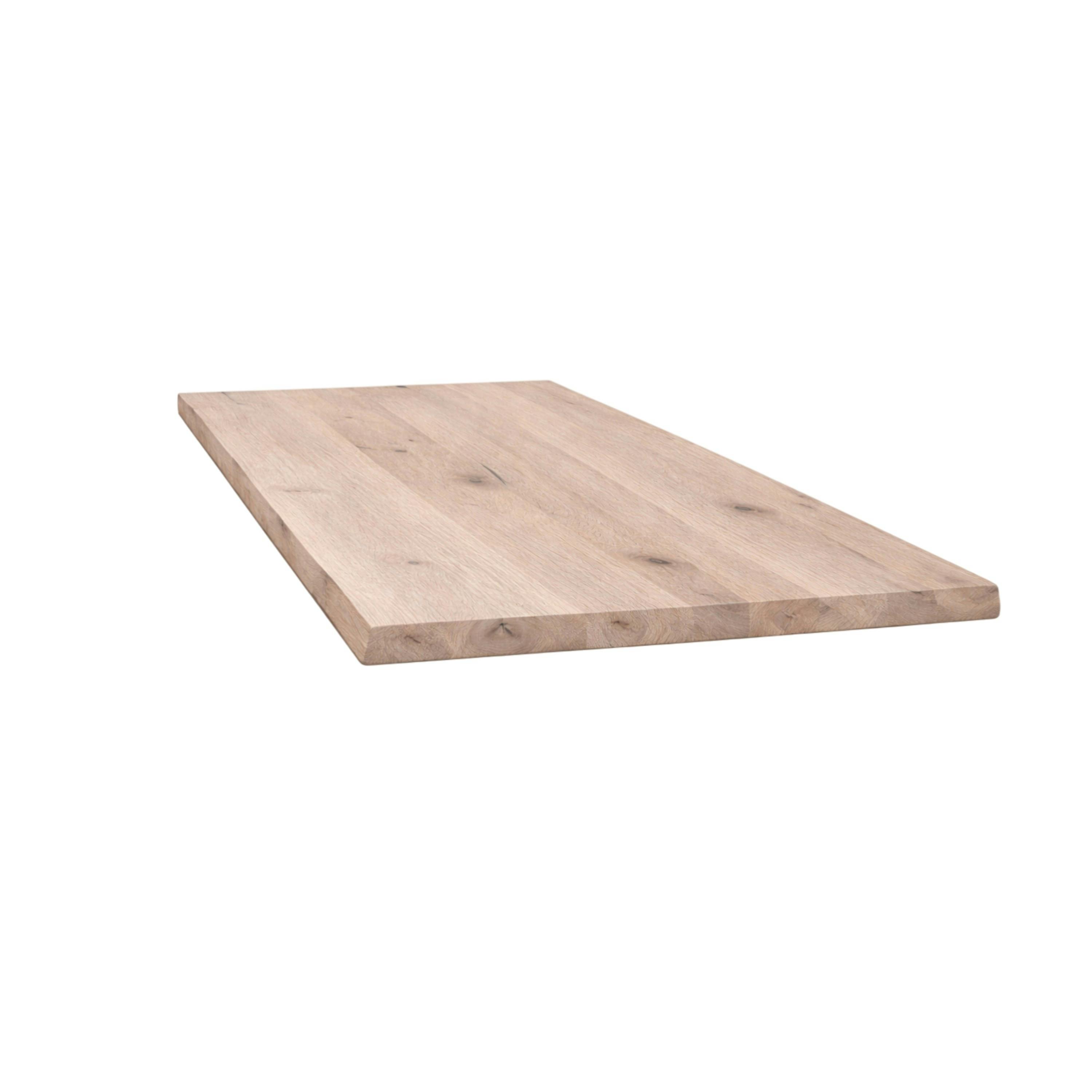 Table extensible chêne grisé bords naturels pied noir fin 240 cm ...