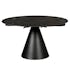 Table extensible design en céramique noire 135 cm OTTAWA