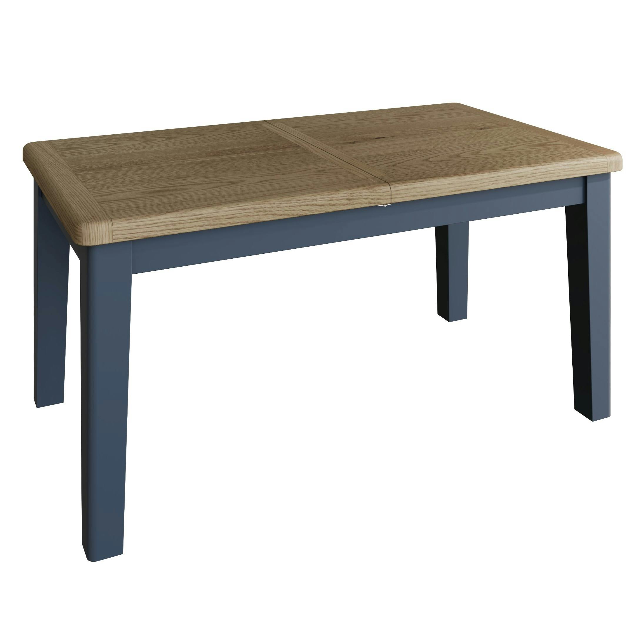 Table extensible en bois finition bleu profond 180-230 cm HOVE