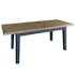 Table extensible en bois finition bleu profond 180-230 cm HOVE