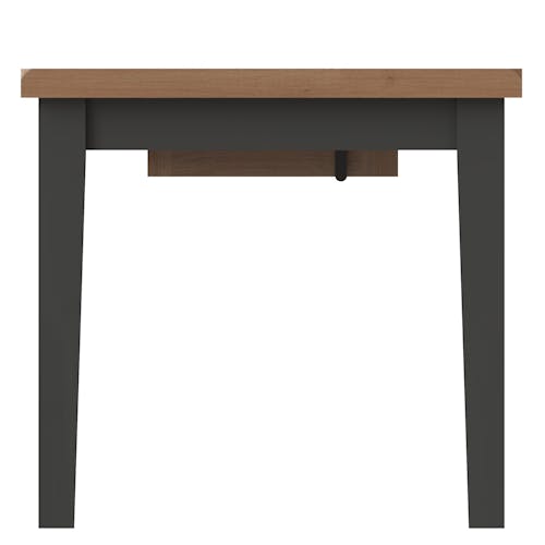 Table extensible en bois finition charbon 120-165 cm COVENTRY