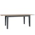 Table extensible en bois finition charbon 160-210 cm COVENTRY
