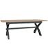 Table extensible en bois finition charbon 180-230 cm COVENTRY