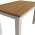 Table extensible en bois finition gris clair 120-160 cm BATH