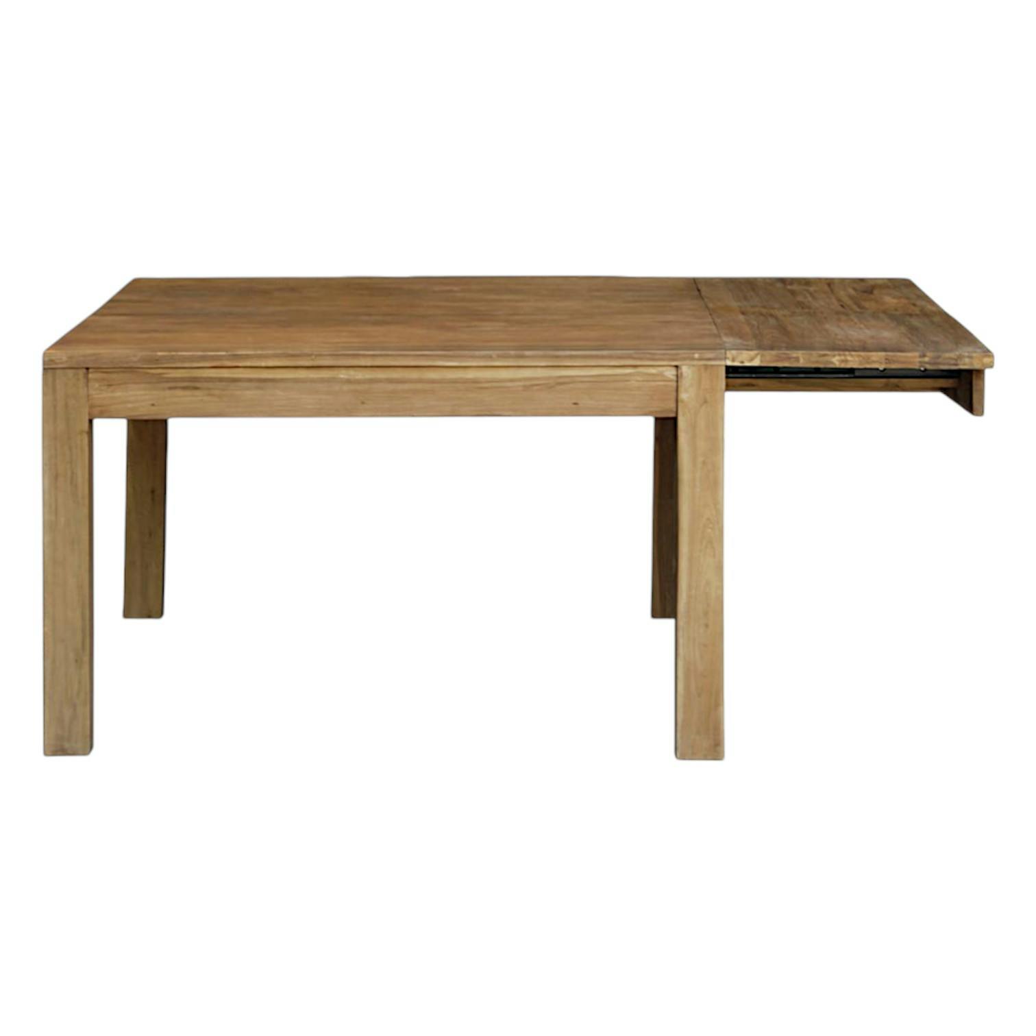 Table extensible en bois recyclé de teck 160-210 cm VADOD