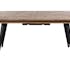 Table extensible en bois recyclé FSC motif chevron 160-211 cm FAGA