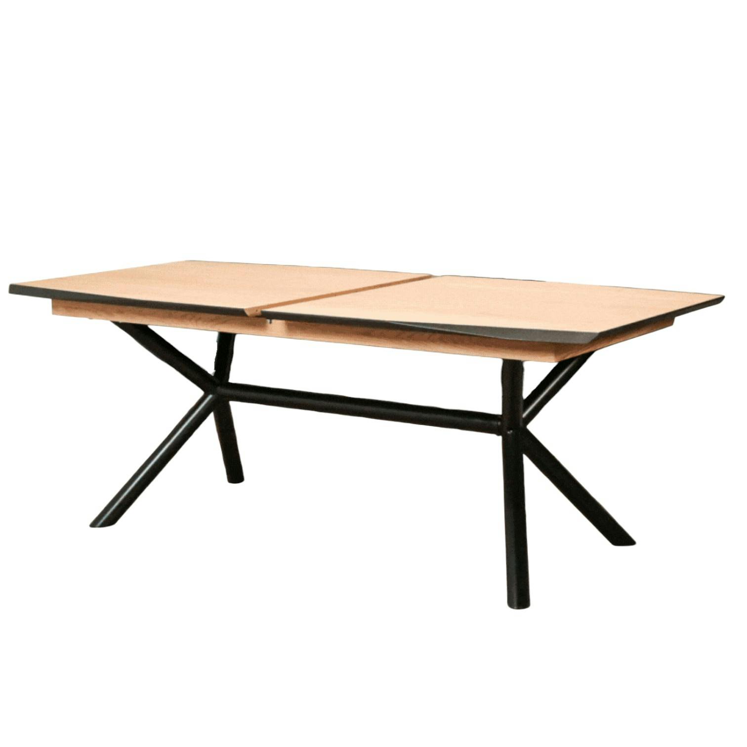 Table extensible en chêne blanc 200-290 cm ZONZA | Tables à manger ...