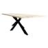 Table extensible en chêne blanc bords droits 240 cm ETNA