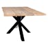 Table extensible en chêne huilé bords naturels 240 cm ETNA