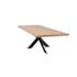 Table extensible en chêne huilé avec bords naturels 300 cm PALERME